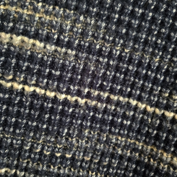 Primark Navy and Cream Knit Men's Large Sweater - Picture 3 of 9